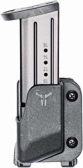 OWB Single Mag Pouch for 2011, STI - USA Made - Signature Pro Single Magazine Carrier with Tek-Lok Belt Attachment Clip by Blade-Tech Holsters