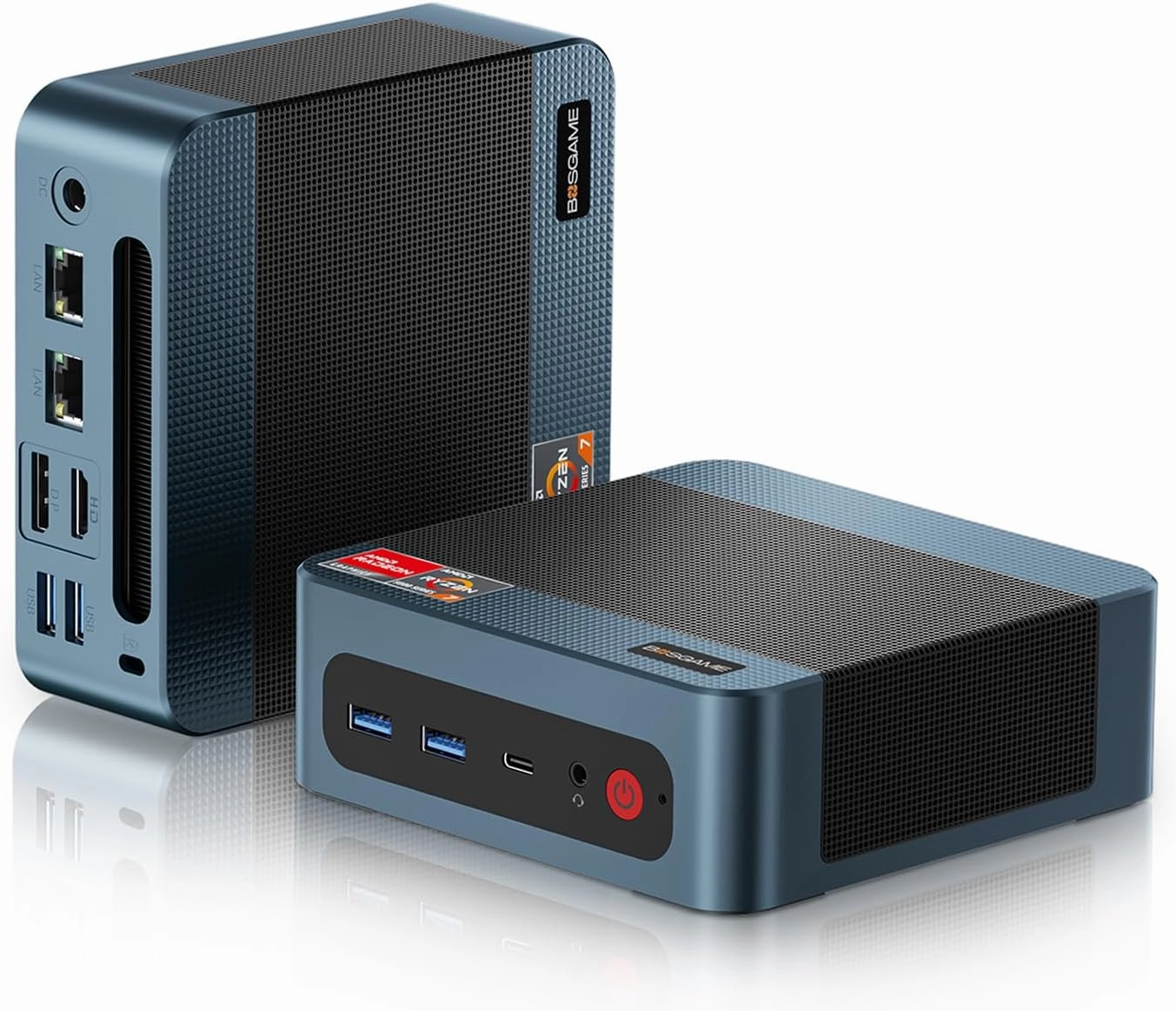 P3 Lite Mini PC, AMD Ryzen 7 6800H Mini Computers, 24GB DDR5, 1TB PCIe SSD, 4K Triple Display & USB4, Dual 2.5G LAN & Wi-Fi 6E & BT5.2, Micro Gaming Desktop for Gaming, Office, Design