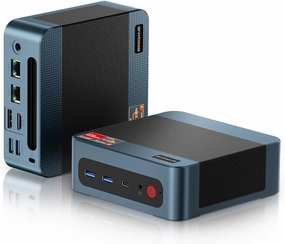 P3 Lite Mini PC, AMD Ryzen 7 6800H Mini Computers, 24GB DDR5, 1TB PCIe SSD, 4K Triple Display & USB4, Dual 2.5G LAN & Wi-Fi 6E & BT5.2, Micro Gaming Desktop for Gaming, Office, Design