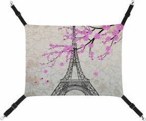 Pairs Eiffel Tower Hanging Cat Bed Soft Breathable Pet Hammock for Cage Pet Sleeper for Kitten Ferret Puppy Rabbit
