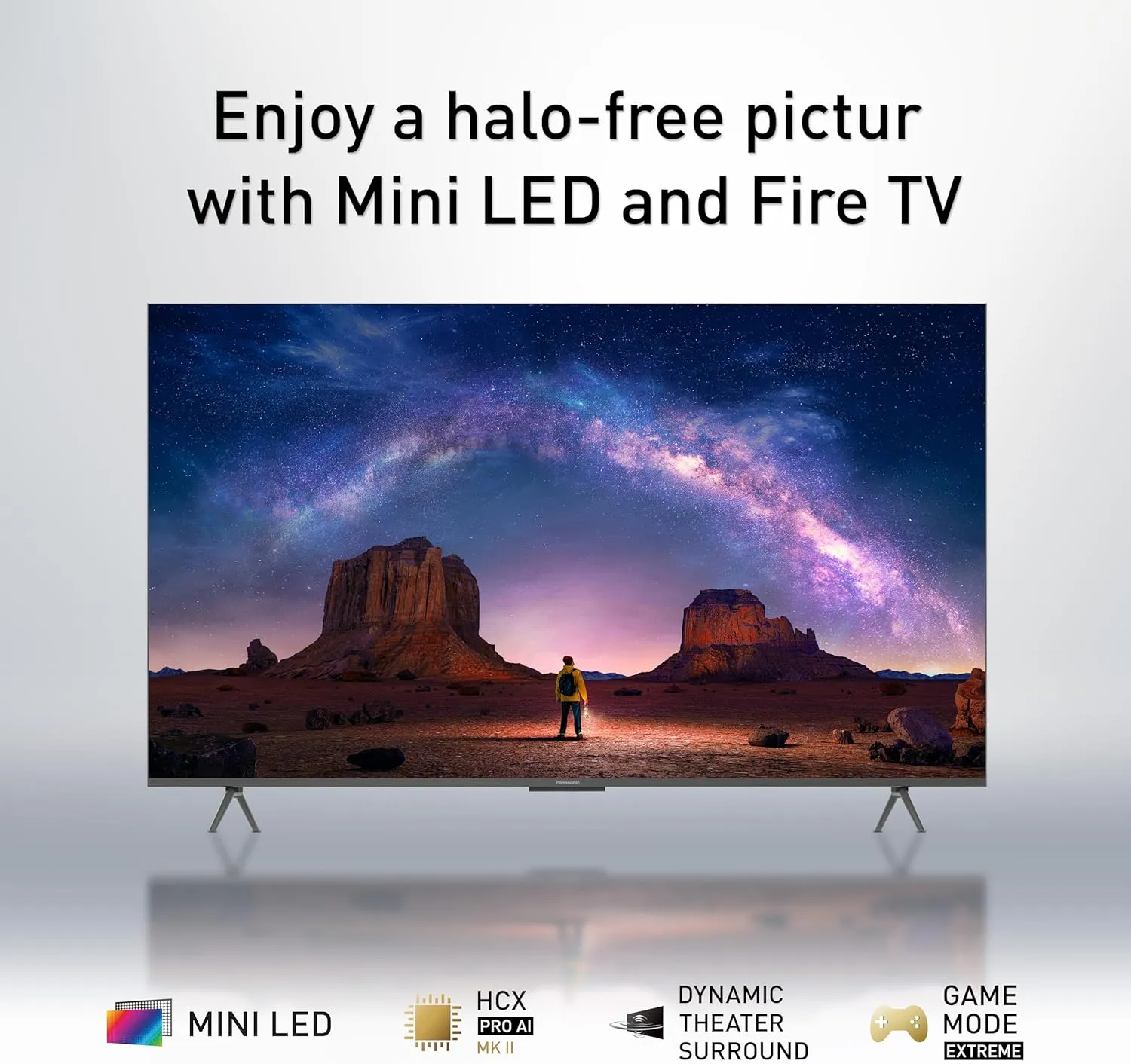 Panasonic W95 Series (2024 Model) 85-inch Mini LED 4K Ultra HD Smart Fire TV, Local Dimming, 144Hz Refresh Rate - 85W95AP