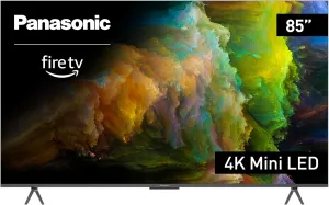 Panasonic W95 Series (2024 Model) 85-inch Mini LED 4K Ultra HD Smart Fire TV, Local Dimming, 144Hz Refresh Rate - 85W95AP