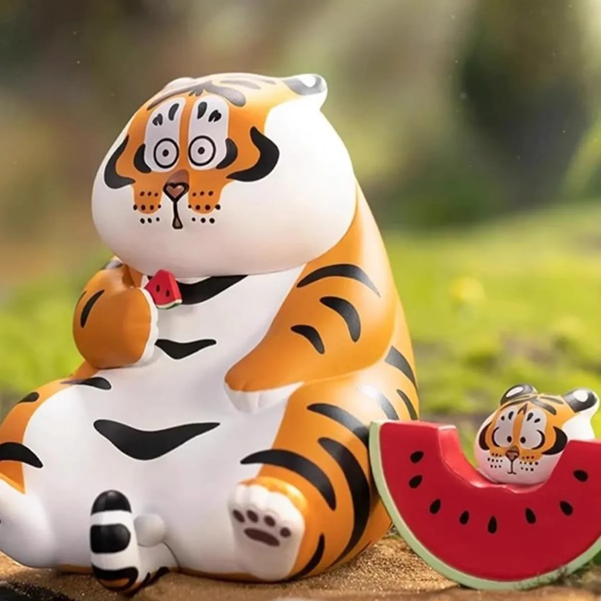 Panghu with Baby Series 2 Series Blind Box Action Figures Mystery Box Cute Random Toys Birthday Gifts Christmas Collectible Toy for Desktop Ornaments, 1PC