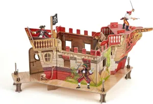 Papo 80403 Pirate Fortress Pirate and Corsair Box Set, Multi-Coloured