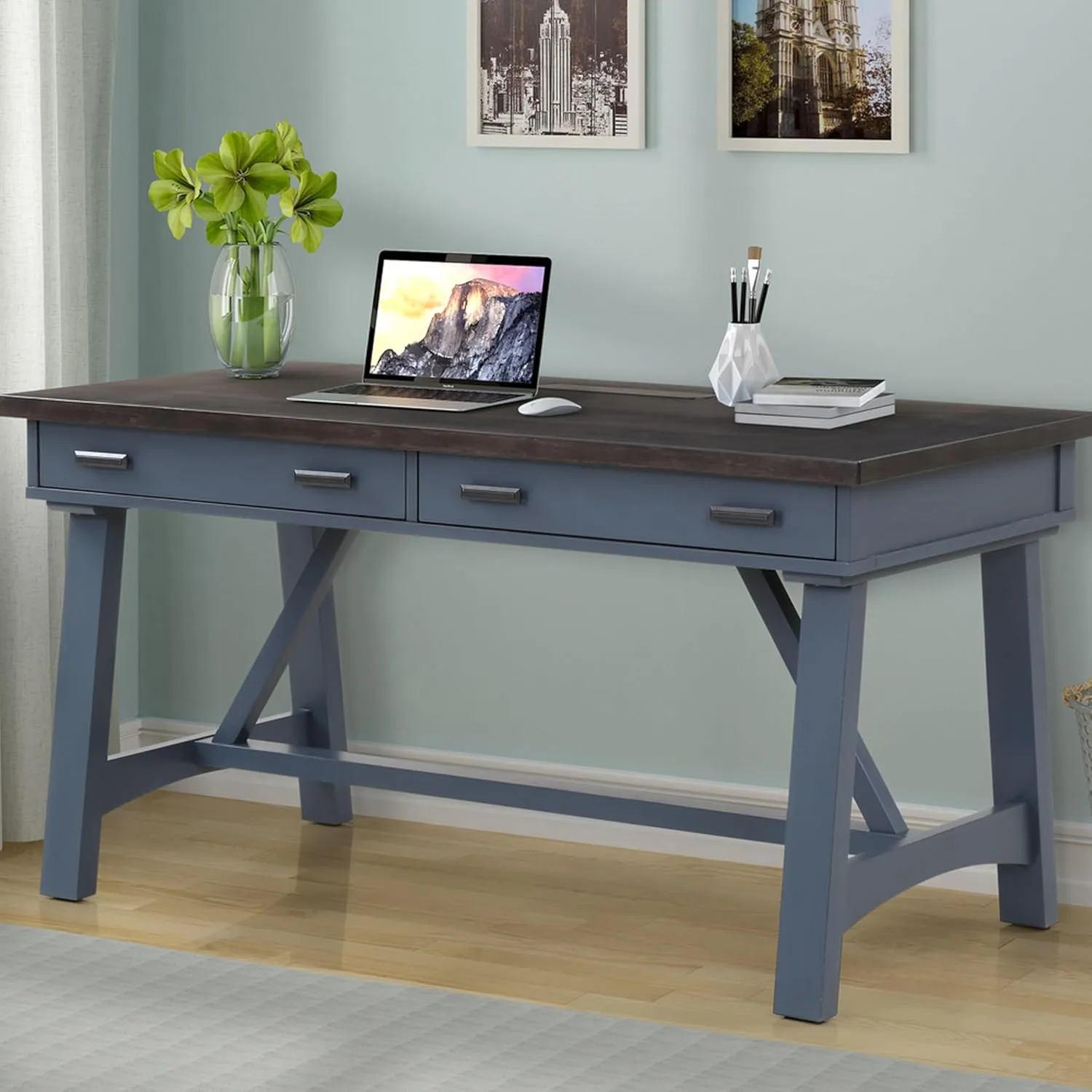 Parker House Americana Modern - Denim 60 in. Writing Desk