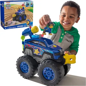 Paw Patrol: Rescue Wheels Chase’s Power Haulin’ Cruiser, Toy Truck with Launcher, Motorized Winch, Lights & Sounds, Kids Toys for Boys & Girls Ages 3 