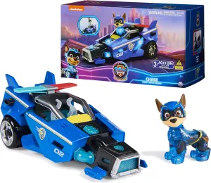 Paw Patrol: The Mighty Movie, Toy Car with Chase Mighty Pups Action Figure, Lights and Sounds, Kids Toys for Boys & Girls 3 