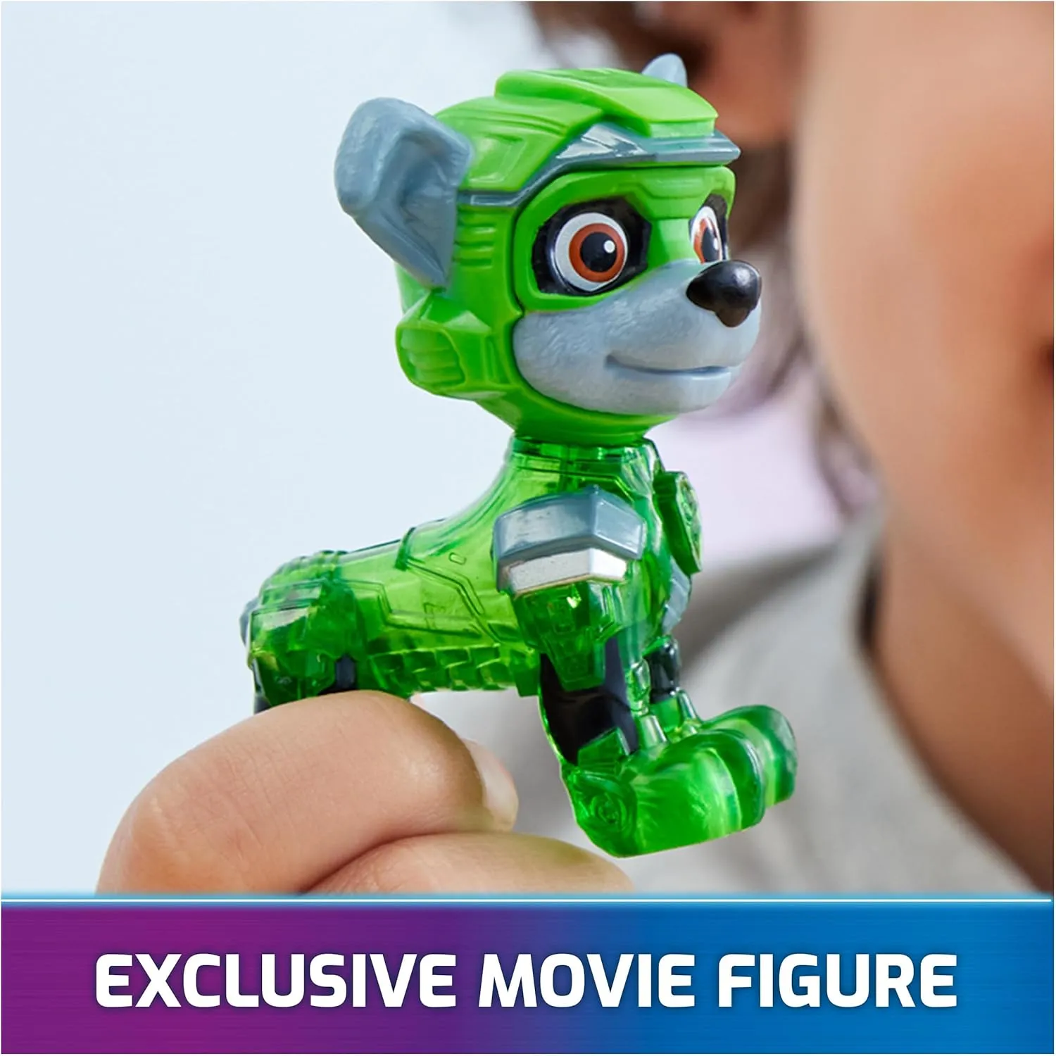 Paw Patrol: The Mighty Movie, Toy Garbage Truck Recycler with Rocky Mighty Pups Action Figure, Lights and Sounds, Kids Toys for Boys & Girls 3 