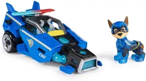 Paw Patrol The Superfilm Action Figures and Cars Toys Chase Figure and Toy Car with Lights and Sounds 3  Years