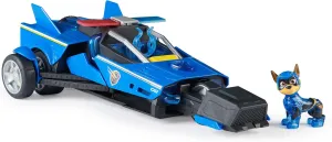Paw Patrol – THE SUPERFILM – Transformable Deluxe Car with Paw Patrol Chase Figure – with Lights and Sounds – 6067497 – Toys Children 3 Years  