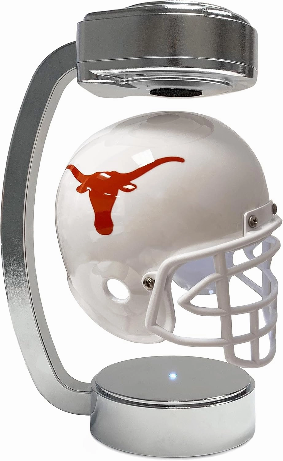 Pegasus Sports Officially Licensed NCAA Mini Rotating Levitating Hover Helmet in Chrome