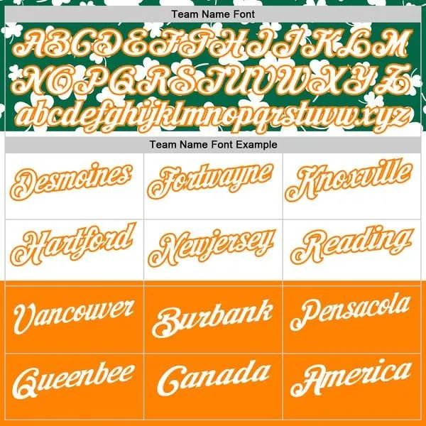 Personalized Name, Short Sleeve Shirt, Polo Sport, Navy Bay Orange-Green 3D St. Patrick's Day Polo