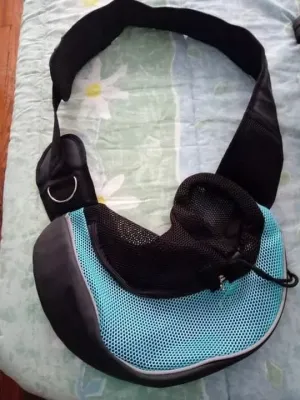 Pet Puppy Dog Mesh Sling Carry Pack Backpack Travel Carrier
