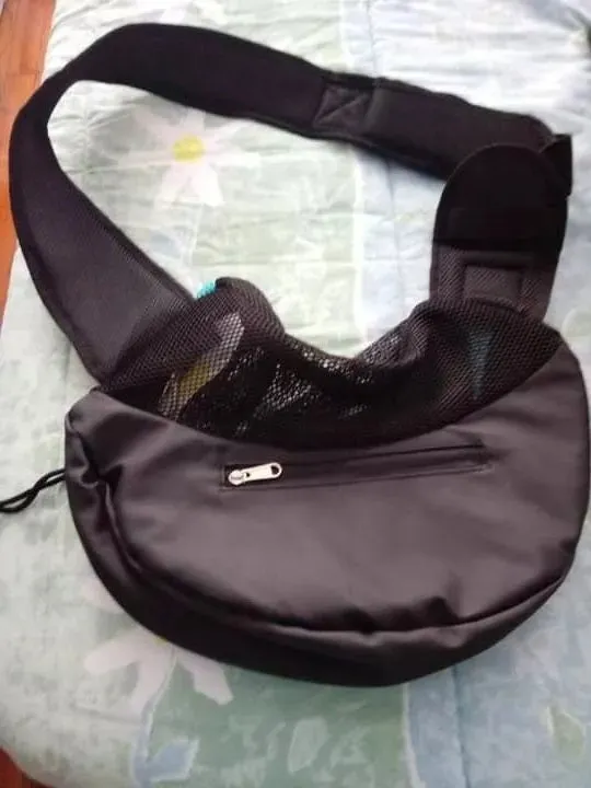 Pet Puppy Dog Mesh Sling Carry Pack Backpack Travel Carrier
