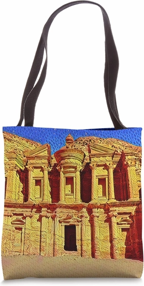 Petra Archaeological Site Jordan - Tombs and Temples Tote Bag