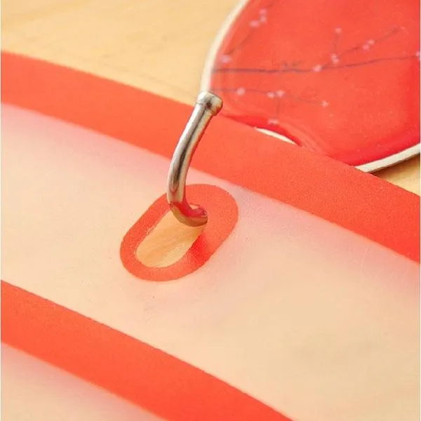 Plastic Antibacterial Cutting Board Chopping Block Frosted Translucent Chopping Board Random Color & Pattern L