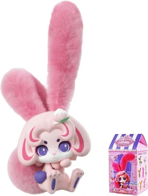Plush Blind Box Figures,4.7"Cute Mini Dolls Kawaii Cabo Rabbit With Dragon Series PVC Blind Box Doll Collectable Action Figure For Girls Birthday Party Gift Toys (Kabo rabbit Series3-1 pack)