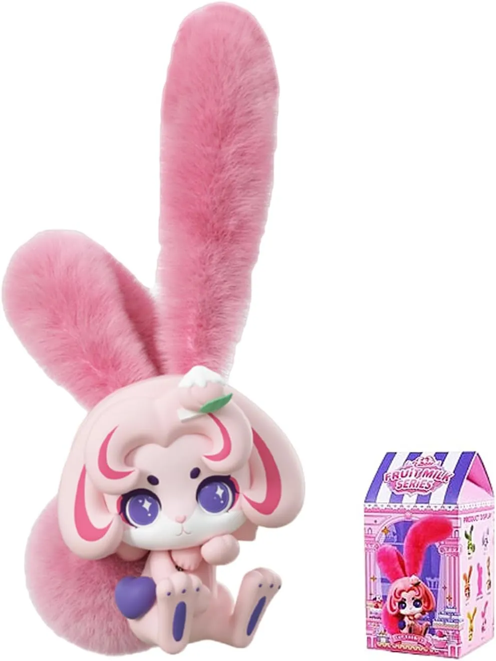 Plush Blind Box Figures,4.7"Cute Mini Dolls Kawaii Cabo Rabbit With Dragon Series PVC Blind Box Doll Collectable Action Figure For Girls Birthday Party Gift Toys (Kabo rabbit Series3-1 pack)