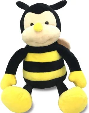 Plush Nana The Bee with Smile Face and Yellow Wings Bumblebee Animal Shaped Soft Toy Present for Children 12 inch Head to Toe