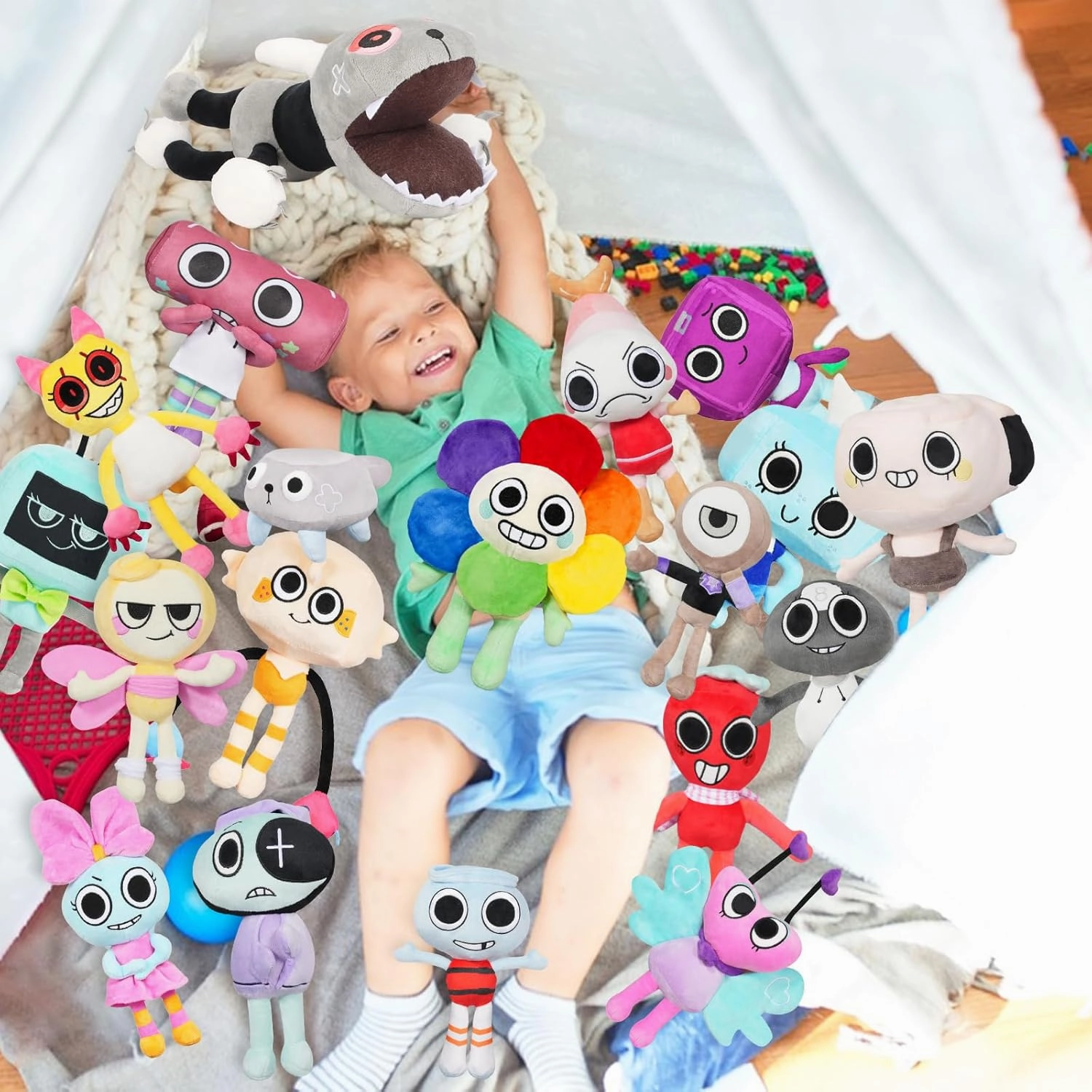 Plush, 9.8" Cute Pebble Plush Pillow Home Decors Birthday Valentines Gift for Fans and Kids