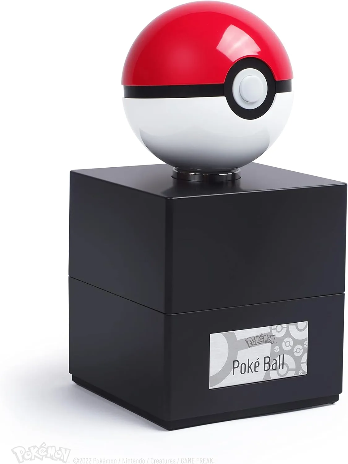 Pokémon Poké Ball Authentic Replicas - Realistic, Electronic, Die-Cast Poké Ball with Display Case Light Features - by The Wand Company (Original Poké Ball)