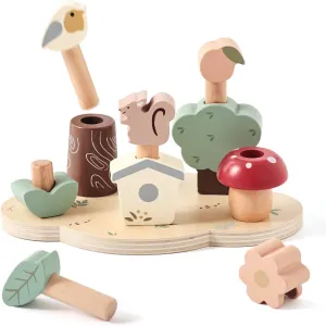 Pop Up Toy Color Sorting Wooden Toys | STEM Montessori Toys Color Matching Toys for Toddlers | Preschool Learning Educational Toys Birthday Gifts for Kids Boys Girls Ages 12 Months 