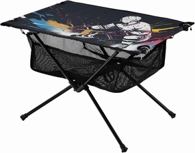 Portable Camping Table Hockey Sport Player Outdoor Foldable Camp Tables for Outside, Camping, Hiking, Tailgating