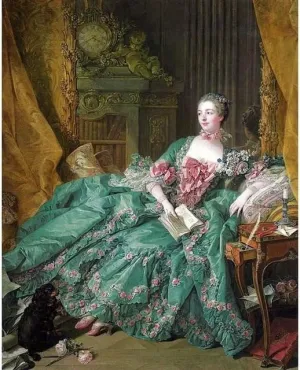 Portrait of Madame de Pompadour by Francois Boucher - Van-Go Paint-by-Number Kit 40CMx50CM no Frame