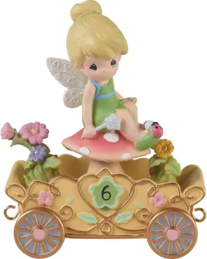 Precious Moments Disney Showcase Collection, Tinker Bell Happy Birthday Parade Figurine, Age 6, Resin Craft, 104408