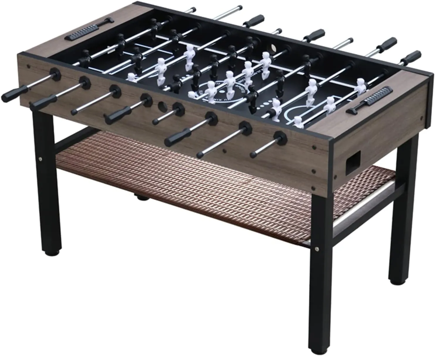 Primary Grade Professional Foosball Game,Used Mini Soccer Table Game, Wooden Frame 8 Rows Foosball Family Fun Party Xmas Gift Gaming Table