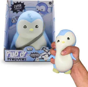Pudgy Penguin in Blue Squishies Fidget Toy Original Penguin Plush Squishy Toys for Kids