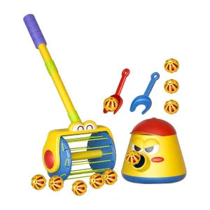 Push Along Walking Toys Toddlers Push Toy, Preschool Interactive Early Development Walking Toddlers Baby for Playing, Pot and Vacuum