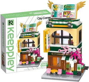 QMAN Building Blocks Toys City Street Construction Set Educational Bricks Toy for Girls Age 6-12 and Up (Time Bookstore)