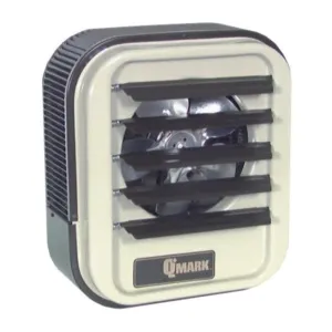 Qmark MUH0581 Self-Contained Unit Heater for Factories, Warehouses, Garages, Loading Docks, and Industrial Settings, 5000 Watt, 208 Volt, Beige