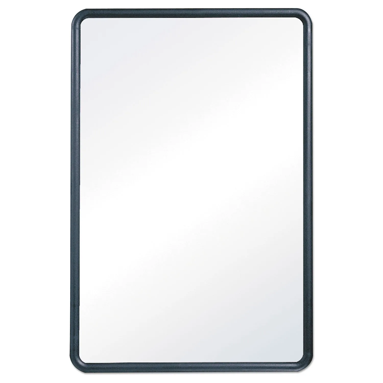Quartet® Contour Dry Erase Board, 48" x 36", White Surface, Black Plastic Frame