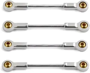 RC Car Accessories for Kyosho for Mini-Z 4x4 1/18 1/24 4pcs Metal for Chassis Suspension Link Rod Pull Rod RC Car Upgrade Parts Accessories