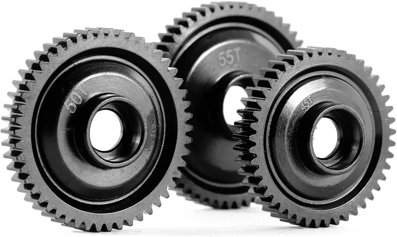 RC Car Upgrade Parts for Traxxas for Summit for E-Revo for Slash 1/16 RC Car Metal 48P Spur Gear Main Gear 45T 50T 55T RC Car Upgrade Parts Accessories(50T)
