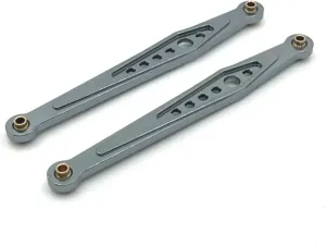 Rc Special Connecting Rod for WLtoys 124006 12423 12427 12428 12429 Metal Rear Fixed Pull Rod Remote Control Car Parts and Accessories Upgrade Replacement and Use(Gray)