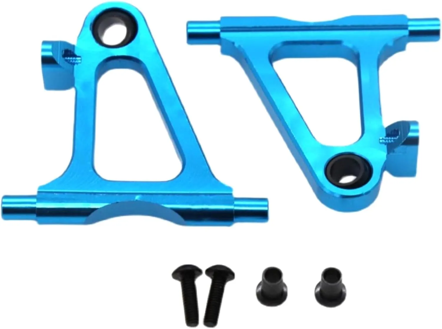 RC TT-02 Full Set Upgrade Kit Aluminum Drive Shaft Swing Arm Steering Cup CVD Bumper Motor Base Suspension Arms For Tamiya TT02 Upgrade Part 1/10 On Road Touring Rally Racing Car (Blue 11PCS)