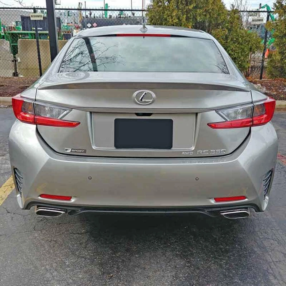 RC15-FM Factory Style Flush Mount Spoiler Compatible with Lexus RC - DEEP Blue MC Effect (8X5)