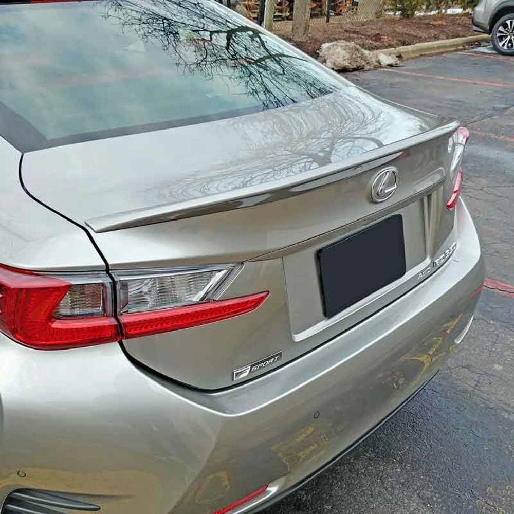 RC15-FM Factory Style Flush Mount Spoiler Compatible with Lexus RC - DEEP Blue MC Effect (8X5)