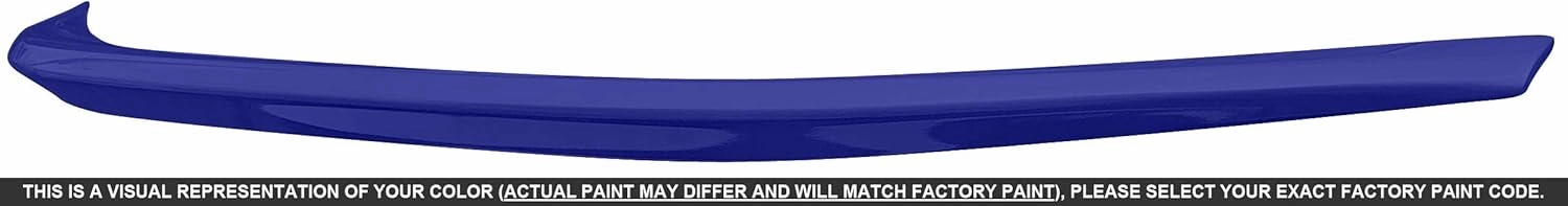 RC15-FM Factory Style Flush Mount Spoiler Compatible with Lexus RC - DEEP Blue MC Effect (8X5)
