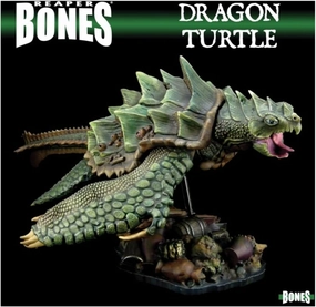Reaper Dragon Turtle Miniature 25mm Heroic Scale Figure Dark Heaven Bones Miniatures