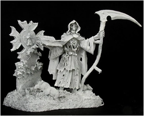 Reaper Grim and Tombstone, 72mm (OOP)