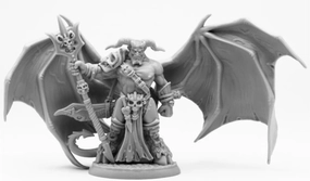 Reaper Miniatures King of Hell Miniature 25mm Heroic Scale Figure Dark Heaven Bones