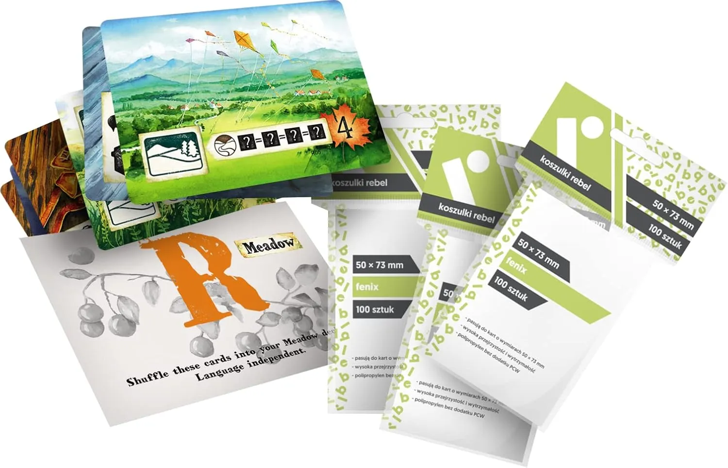 Rebel Centrum | Meadow: Cards & Sleeves Pack | Accessory REBMEAD2