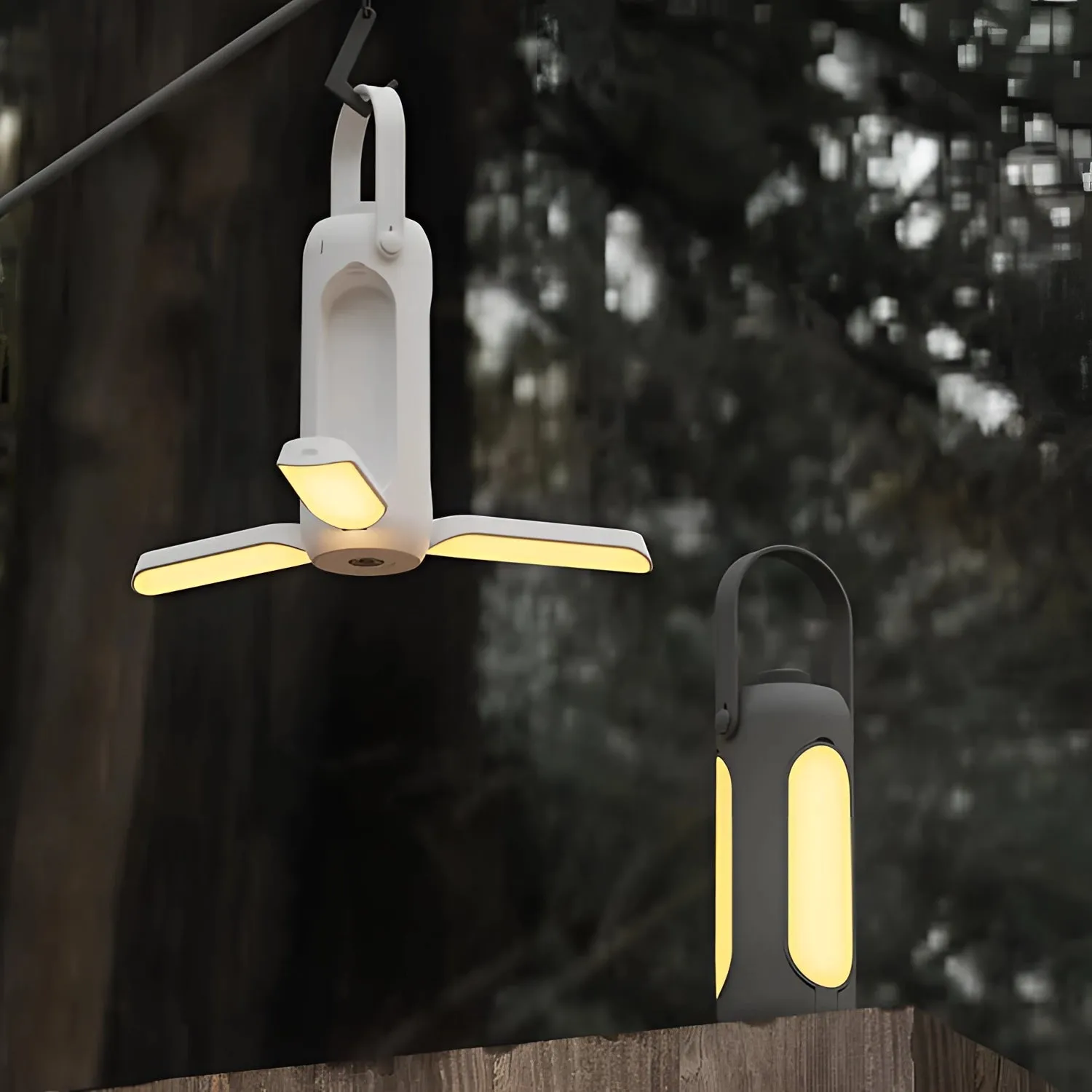 Rechargeable LED Lantern - Portable Waterproof Camping Light, USB, Durable