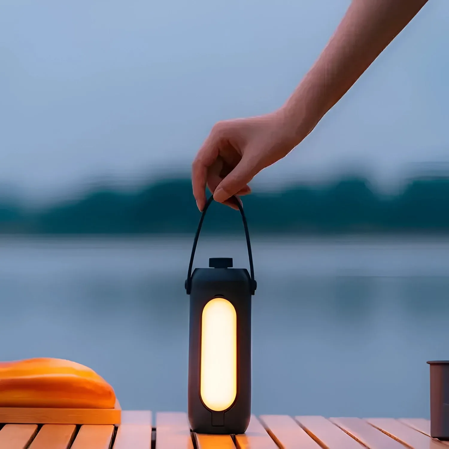 Rechargeable LED Lantern - Portable Waterproof Camping Light, USB, Durable