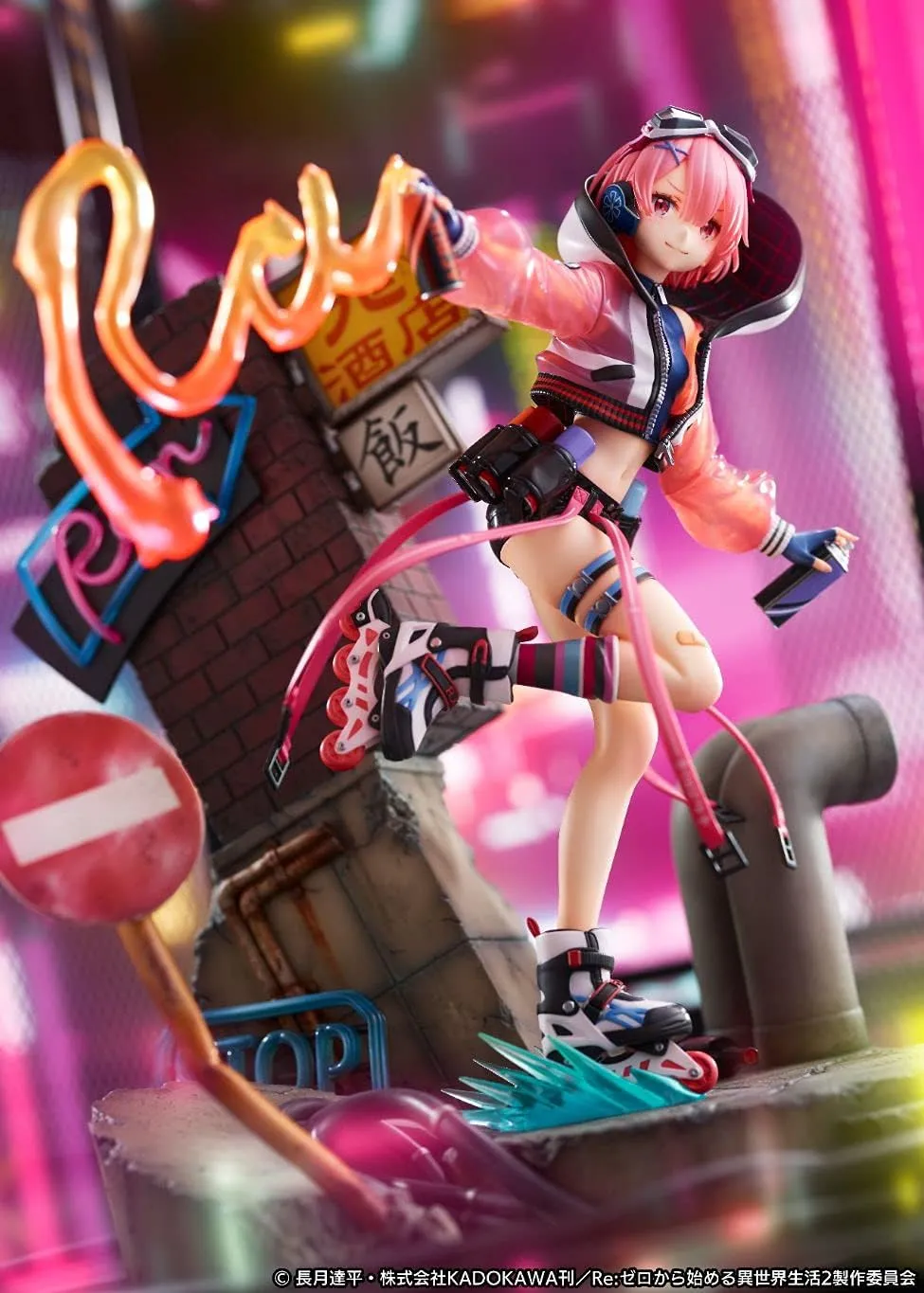 Re:Zero -Starting Life in Another World- Ram (Neon City Ver.) 1:7 Scale PVC Figure