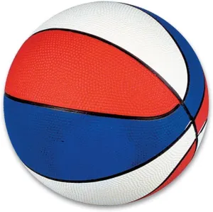 Rhode Island Novelty 7 Inch Red White & Blue Mini Basketballs, Pack of 5